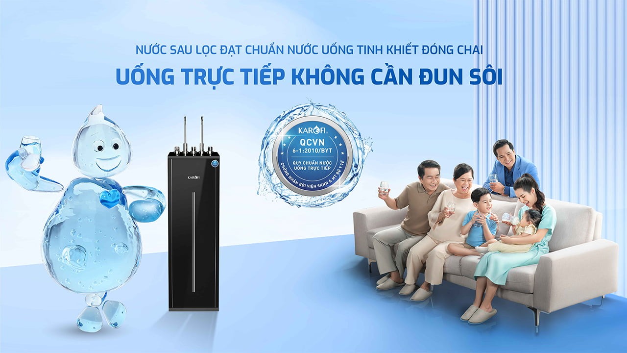 Tiêu chuẩn nước uống Karofi